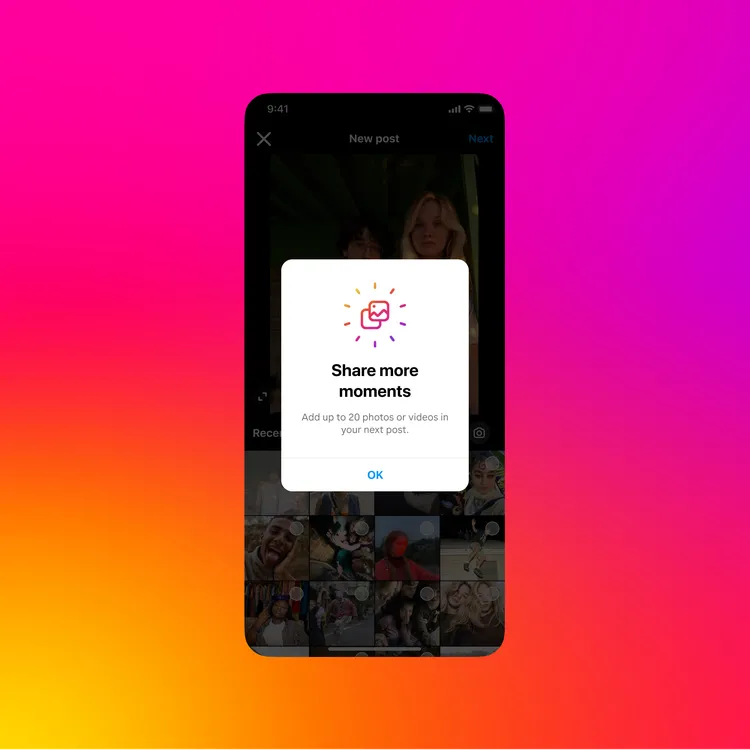 Instagram Longer Carousels