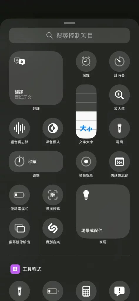 ios18 control item