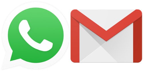 WhatsApp and Gmail