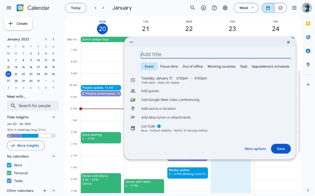 google calendar01