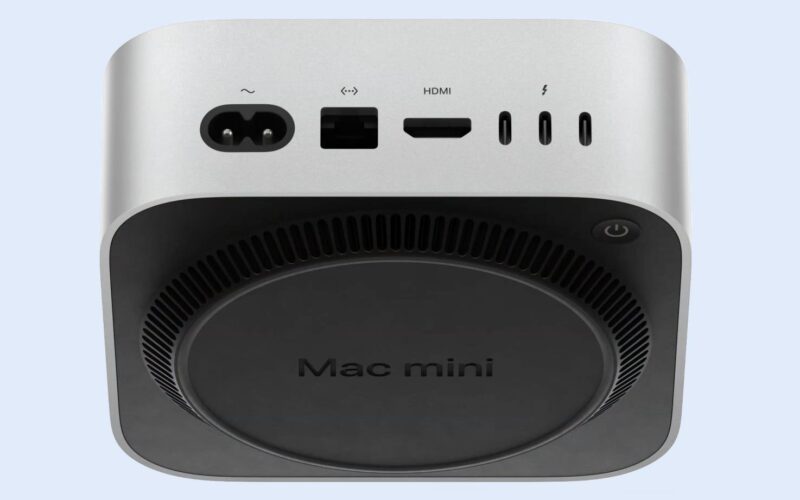 mac mini power button