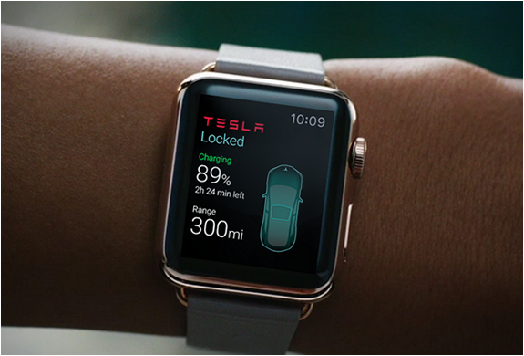 tesla apple watch app 2