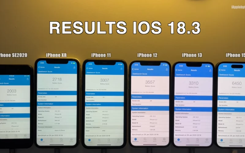 iOS 18.3 Battery Life Battery Drain Battery Performance Test. 7 44 screenshot