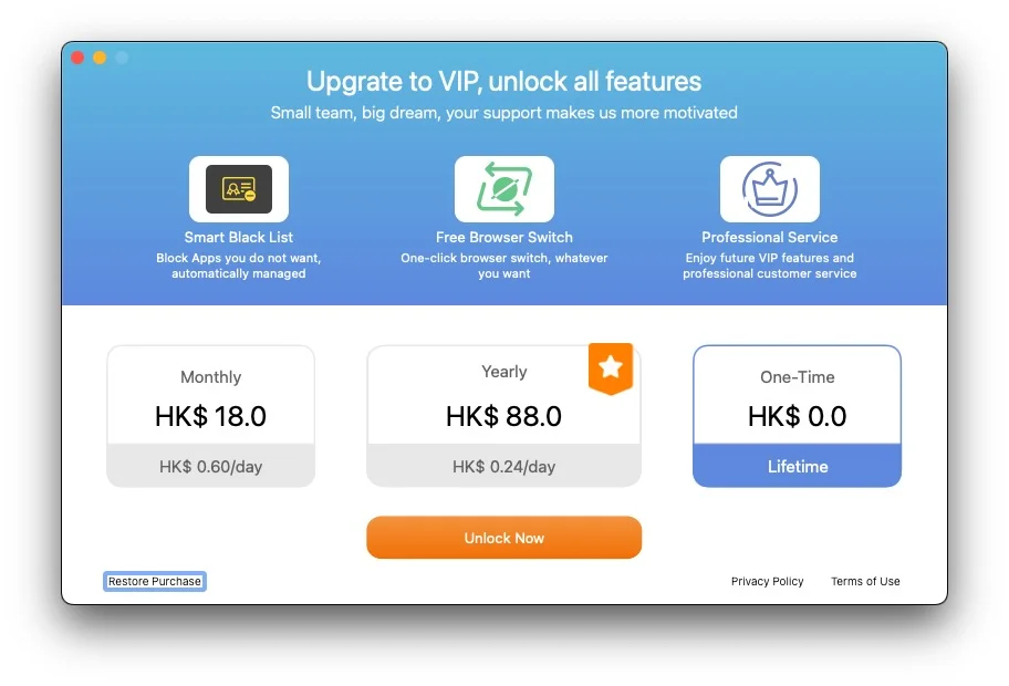 upgrade