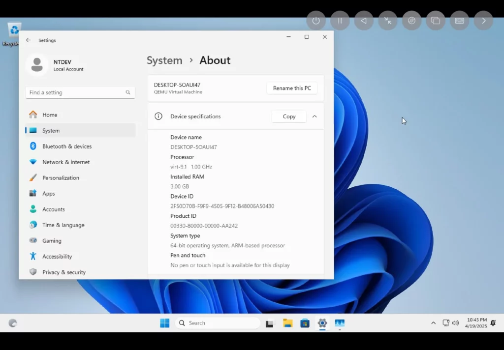 ipad run win11