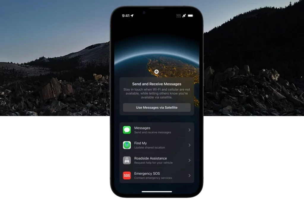iphone16e satellite