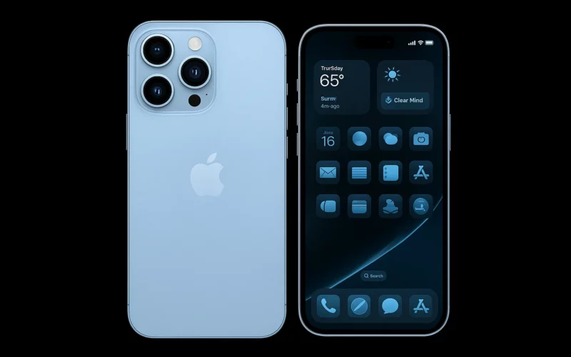 iphone17pro concept blue