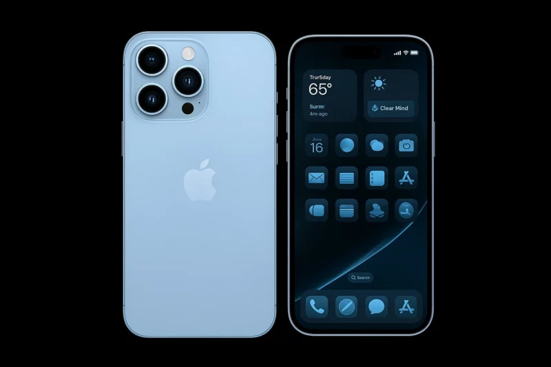 iphone17pro concept blue