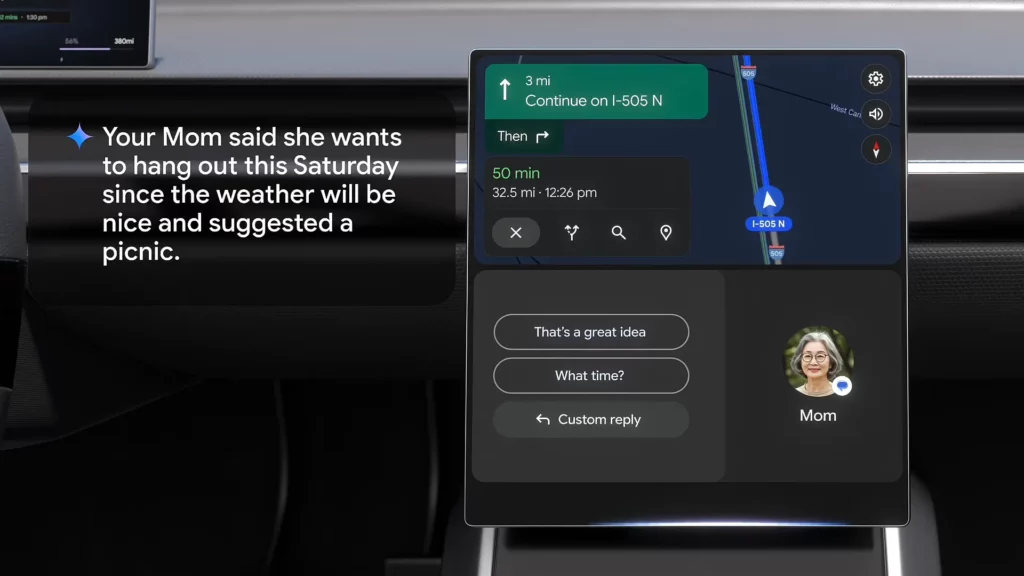 android auto gemini