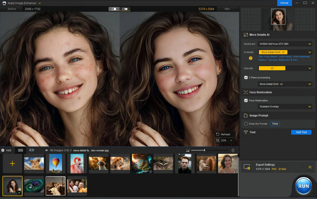 moredetail v3 restore face woman