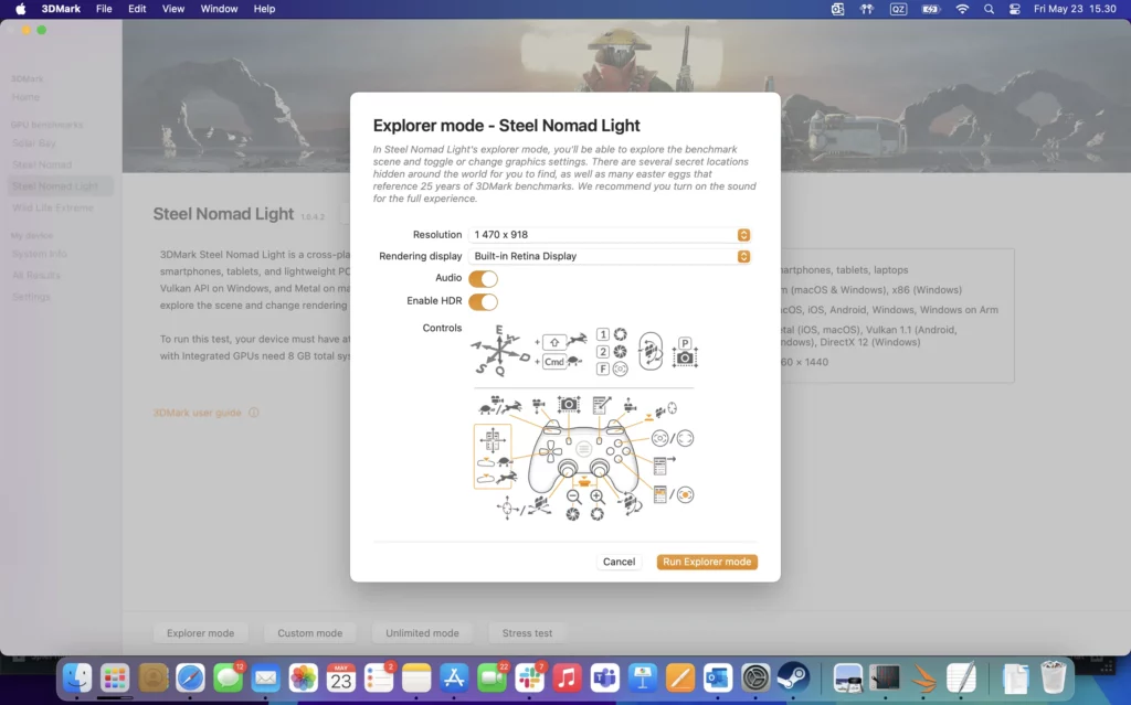 3dmarks mac native