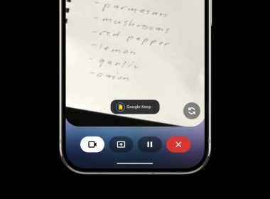 Gemini Live Google Keep 2