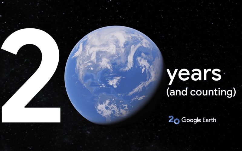 Google Earth 20 year anniversary