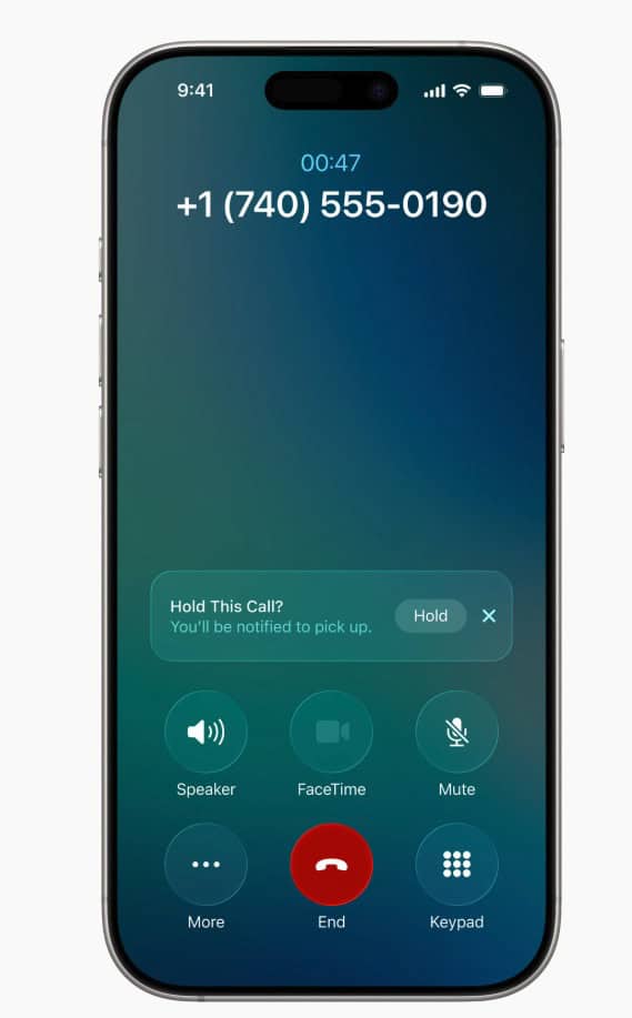 hold call