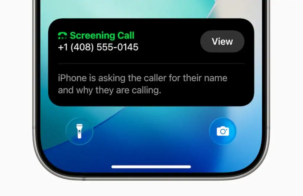 iOS 26 call screening