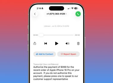ios 26 voicemail report spam