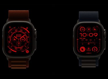 Apple Watch Ultra Night Mode Screen