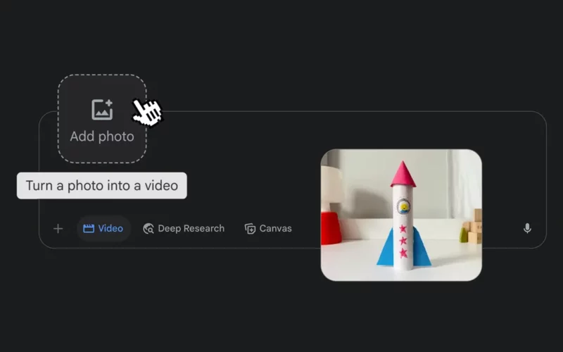 gemini photo to video