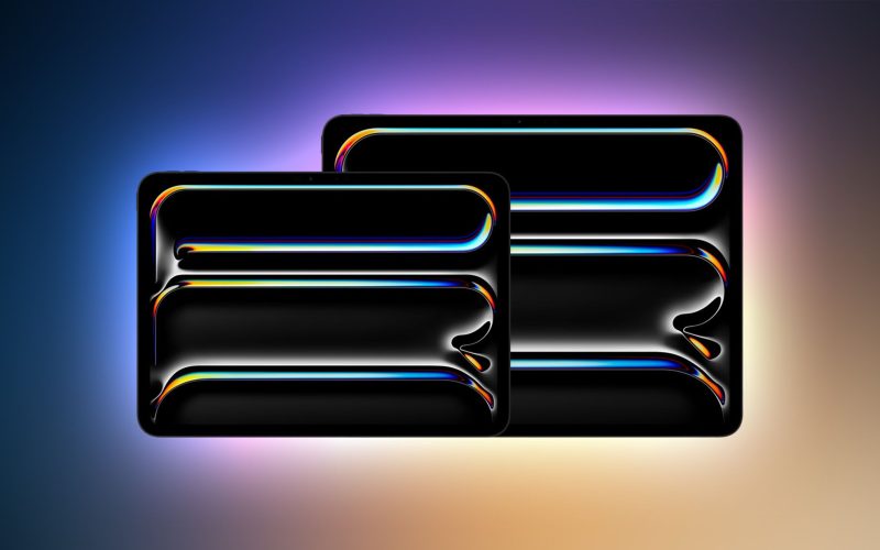 m4 iPad Pro Horizontal Feature Purple Triad