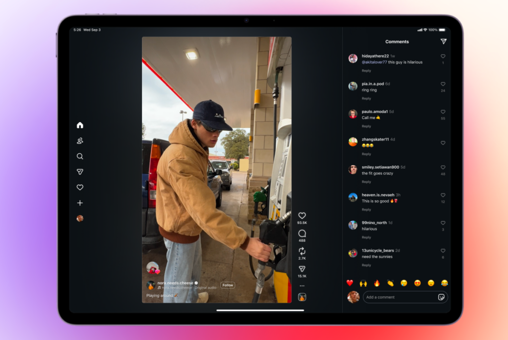 Reels with Comments 16 9