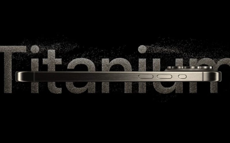 Titanium iPhone 15 Pro