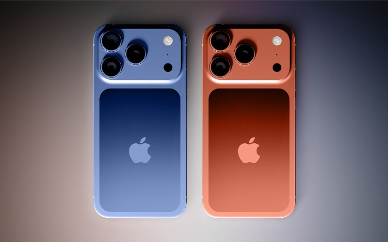 iPhone 17 Pro Dark Blue and Orange