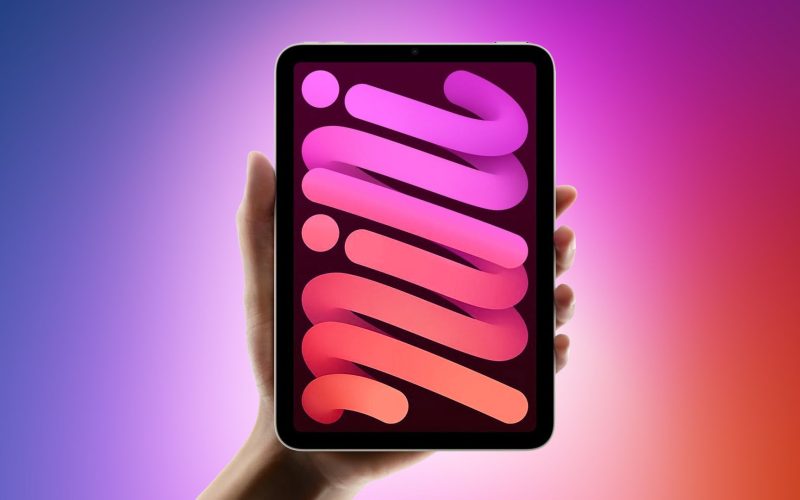 ipad mini 7 feature red and blue