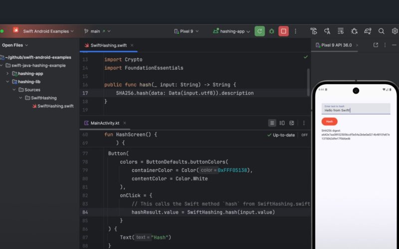 swift for android