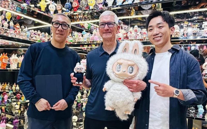 tim cook china popmart