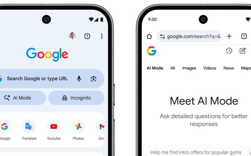 Google AI Mode Chrome Android cover
