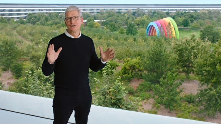 Tim Cook Apple Park