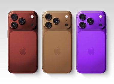 Coffee Burgundy and Purple iPhone 18 Pro Mock