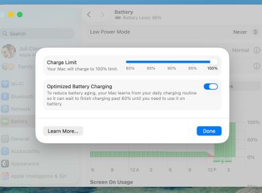 macos 26 4 charge limit