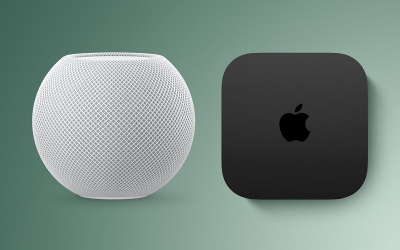 HomePod mini and Apple TV Sage 1
