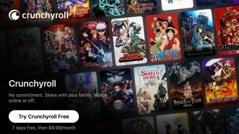 crunchyroll apple tv channels