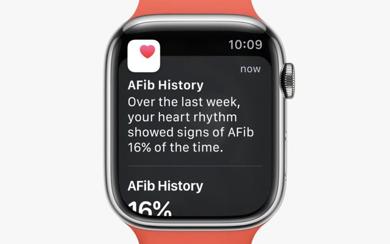 watchos 9 afib history