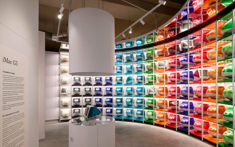 apple museum imac wall