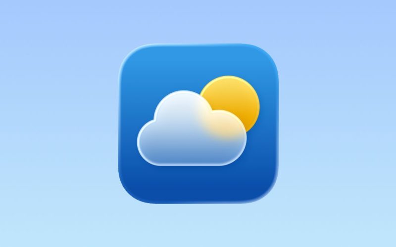 apple weather app icon