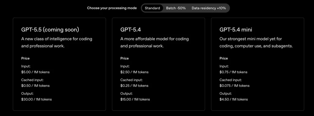 gpt 5 5 api pricing twice as expensive as gpt 5 4 v0 yvcpzespmzwg1