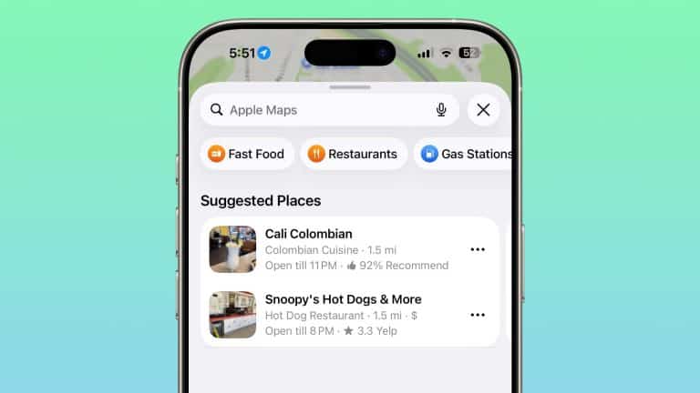 ios 26 5 maps suggested places 1