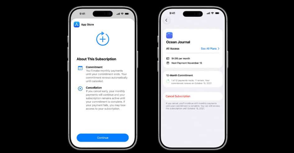 App Store 推出每月分期付費方案　綁定 12 個月承諾期