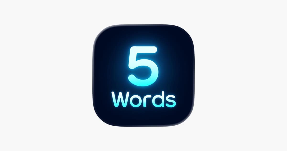 輕鬆累積英文詞彙　原價 US $4.99《5 English Words》終生版限時免費