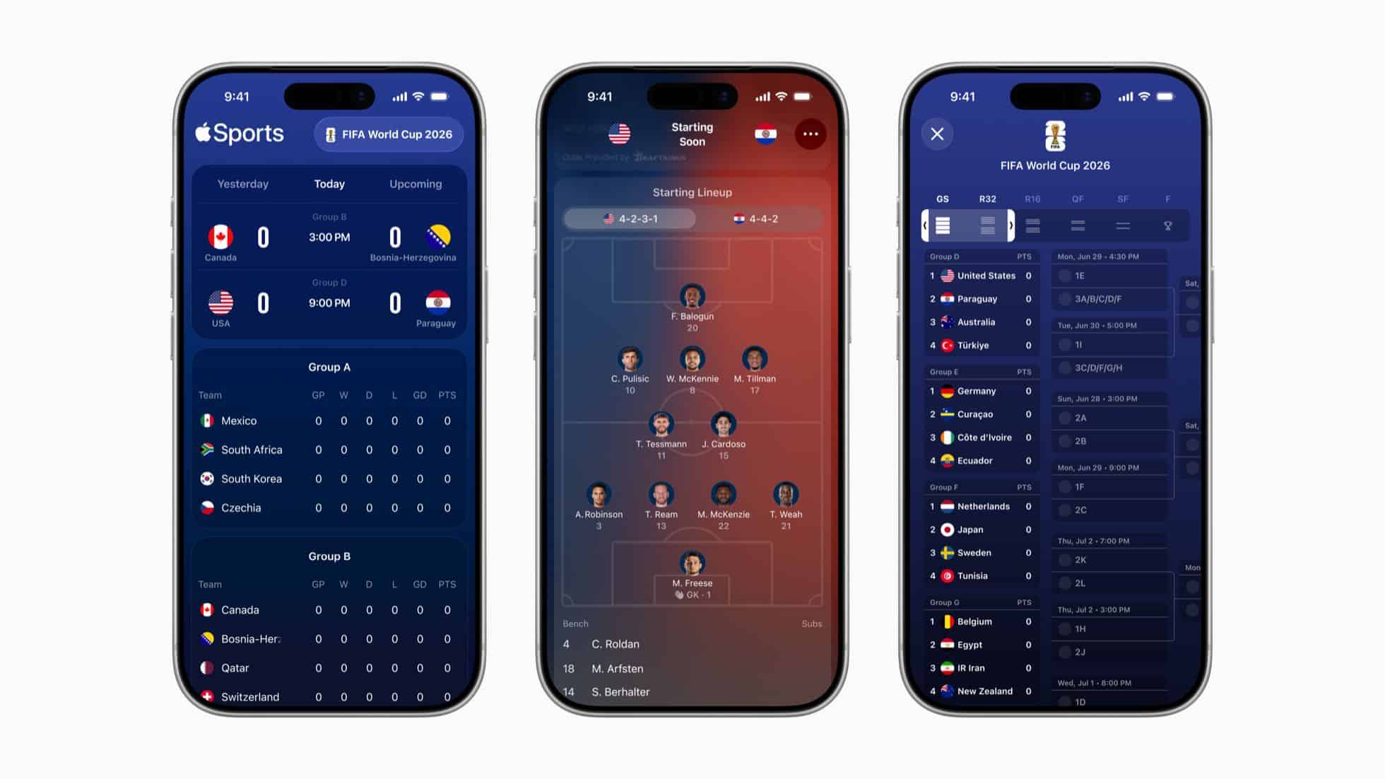 Apple Sports App 加入世界盃專屬功能　擴展至香港、台灣等 90 個地區