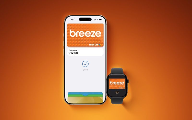 Atlantas MARTA Breeze Card Now Available in Apple Wallet Feature
