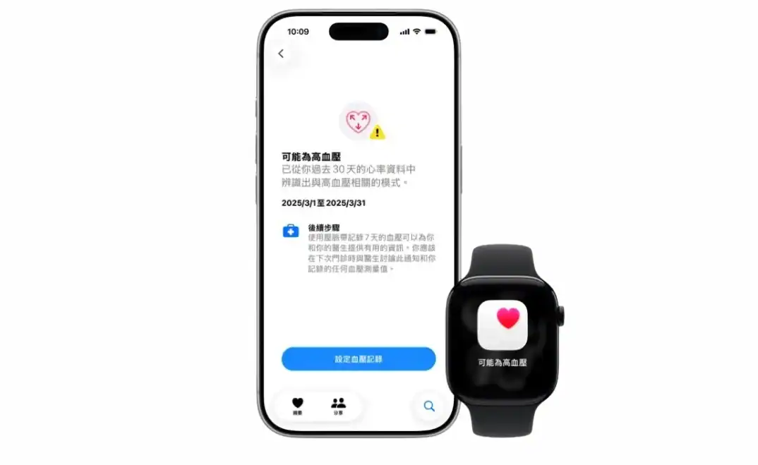Apple Watch 「高血壓通知」功能今日正式在台上線