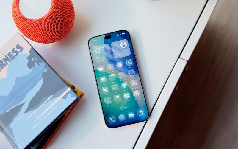 iPhone 18 Pro with a smaller centered Dynamic Island