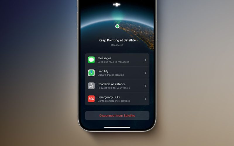 iPhone Satellite Feature