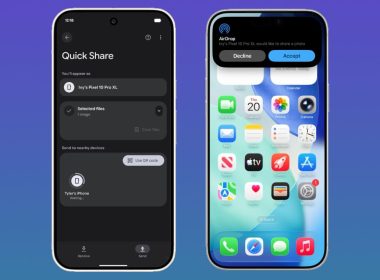 android iphone airdrop quickshare
