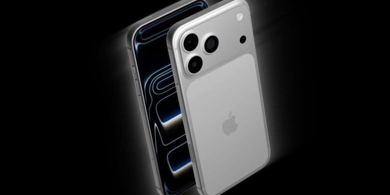 iPhone 17 Pro Silver Front Back