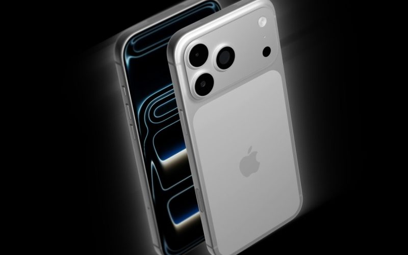 iPhone 17 Pro Silver Front Back